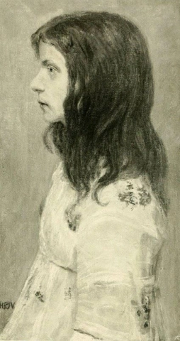 Mädchenkopf 1899