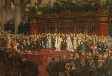 De inauguratie van Koningin Wilhelmina der Nederlanden