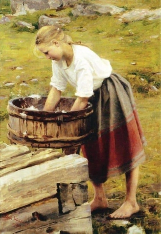 Pesusaavin Aaressa 1892