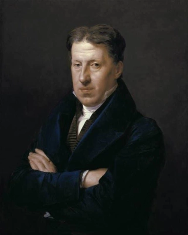 ウルフ・イン・ザ・メドウ・インの地主ティエリーの肖像 1833年