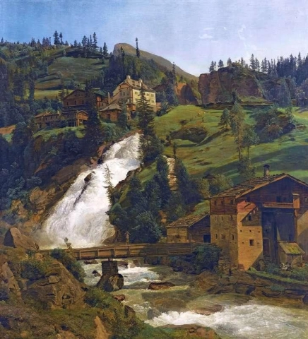The Wildbad Gastein Falls