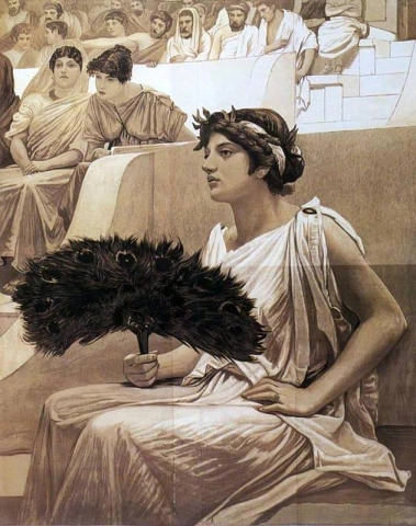 Ein griechisches Theaterstück 1880