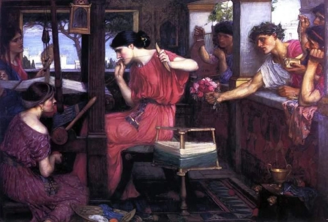 Penelope And The Suitors 1912