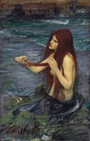 Sketch For A Mermaid 1892 1