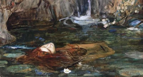 Study For Nymphs Finding The Head Of Orpheus Ca. 1899