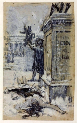 Этюд для святой Евлалии, около 1885 г.