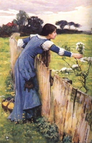 Der Blumenpflücker 1900