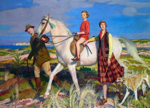 Vier Lieben, ich fand eine Frau, ein Kind, ein Pferd und einen Hund, 1922