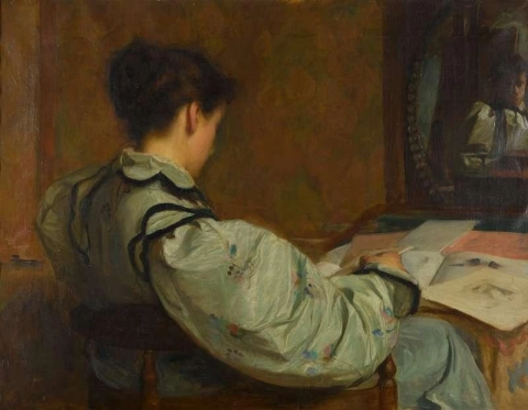 Senhorita Alice Watson, a irmã do artista, 1894