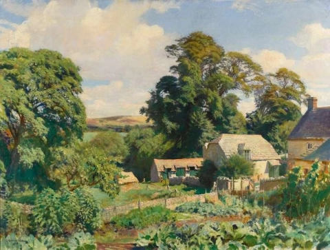 El jardín de la cabaña 1928