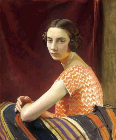 오렌지 드레스 1926