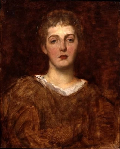Porträtt av Miss May Wedderburn 1880