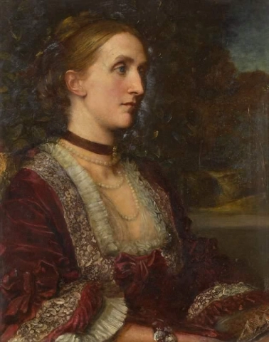 Portret van mevrouw Agnes Jane Moore