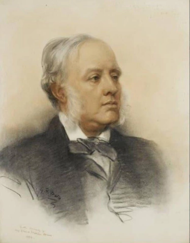 Portret van Sir William Agnew