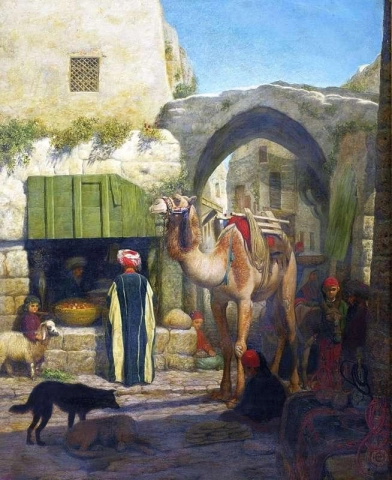 Улица в Иерусалиме 1863 г.