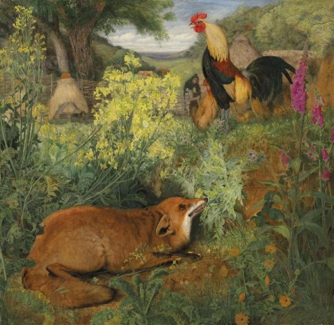 Chanticleer y el zorro 1857