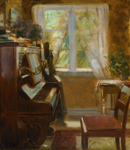 Interieur met Wegmann S-piano
