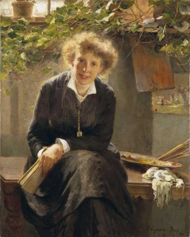 Jeanne Bauck의 초상 1881