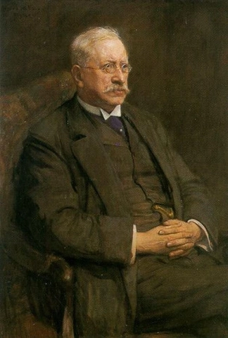 Portret van dr. Abraham Bredius 1918