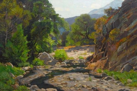 峡谷溪流 1919