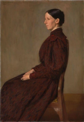 Porträtt av Mrs. Anna Dick
