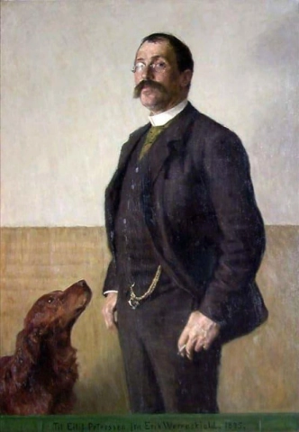 Portret van de schilder Eilif Peterssen 1895