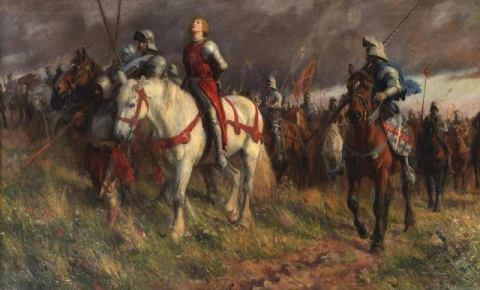 Jeanne d'Arc 1906 gefangen genommen