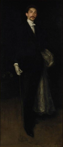 Disposizione in nero e oro .comte Robert De Montesquiou-fezensac 1891-92