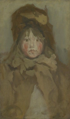 Retrato de un niño hacia 1885-95