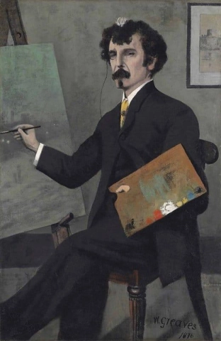 Portret van James Mcneill Whistler