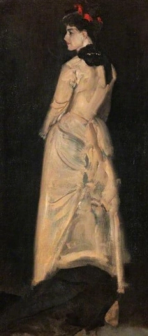 Retrato de la señora Louise Jopling 1877