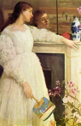 シンフォニー・イン・ホワイト第2番「白い小さな少女」1864年