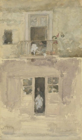 Il balcone 1888 circa