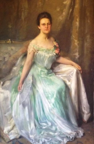 Portret van Julia Inness 1900