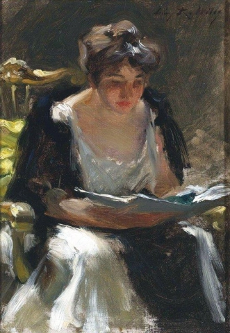 De lezer ca. 1900