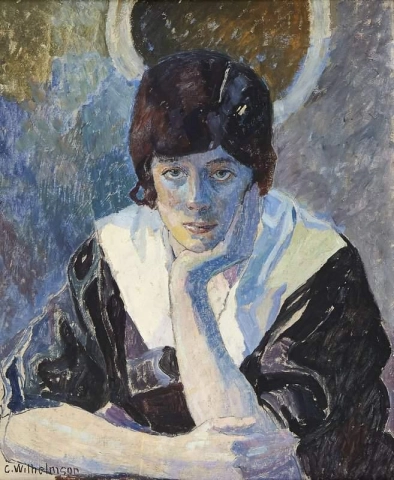 Portratt Av Elna Dahl Ca 1917-18