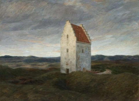 The Old Church Of Skagen Night