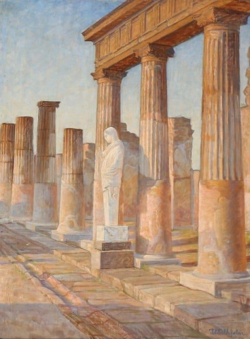 De tempel van Apollo in Pompeii 1894