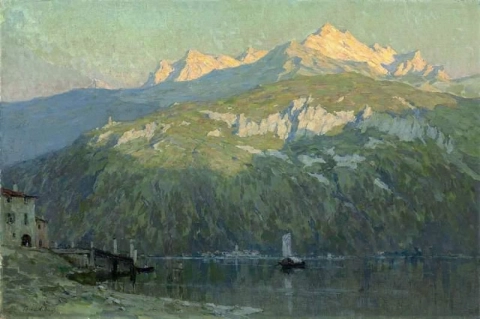 Озеро Комо из Менаджо 1926-27 гг.