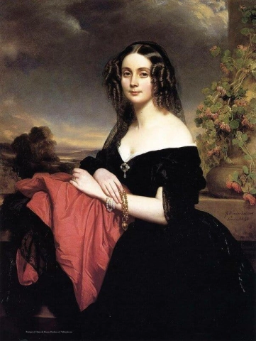 Claire De Bearn hertiginna av Vallombrosa 1840