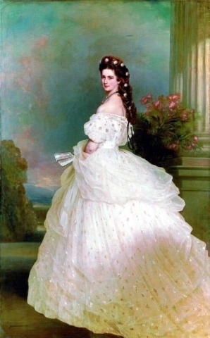 Кайзерин Элизабет фон Остеррайх-Унгарн 1865 г.