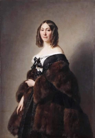 Portret van Cecile Charlotte Furtado-Heine