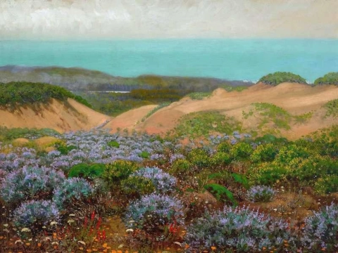 サンフランシスコ砂丘とマーセド湖 1912年