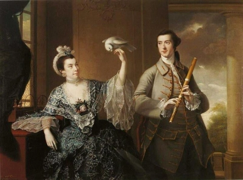 윌리엄 체이스 씨와 부인. 1762-63