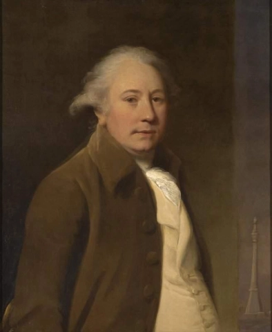 Portret Van Joseph Wright Van Derby