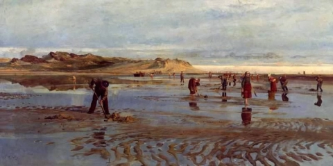 餌を掘る 1877