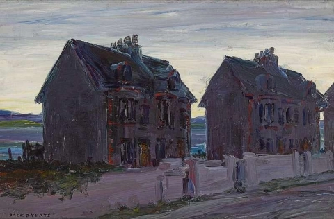Huizen aan zee 1924