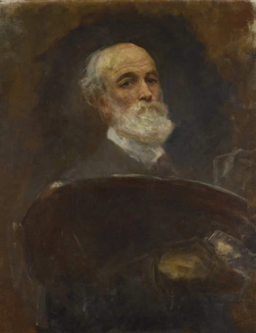 Self-portrait Holding A Palette 1907