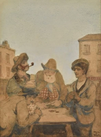 De kaartspelers 1908
