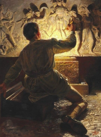 Um estucador romano 1886